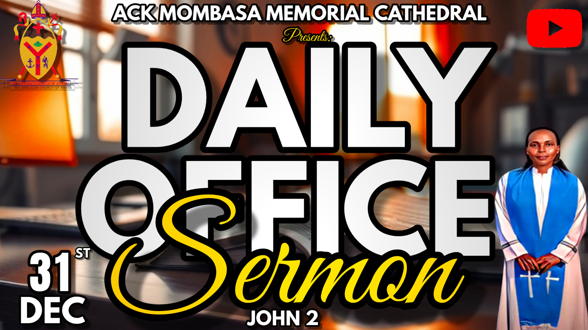 OFFICE SERMON: AS WE CROSS OVER